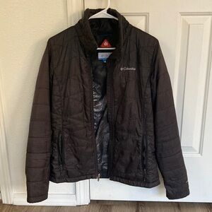 Women’s black Columbia Omni-heat jacket